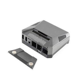 Raspberry Pi 4B Gehäuse Original ABS Gehäuse Aluminium legierung Metalls chale mit Lüfter Raspberry Pi 4 Modell B Zubehör - Product Image 2