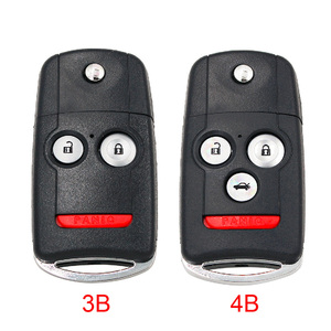 3 + 1 düğmeler veya 2 + 1 düğmeler uzaktan anahtar kabuk konut Case Fob Acura RDX MDX ile tuş takımı - Product Image 1