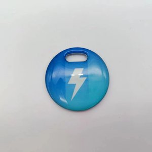 Formato personalizzato Double face epossidico portachiavi NFC 13.56mhz carta colla di cristallo caduta PVC Card per la codifica url QR Code Scan - Product Image 2