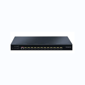 Conmutador Ethernet 10G Conmutador gestionado 12 SFP 10g Conmutador de red SFP óptico de 12 puertos con QoS/VLAN/IGMP/DHCP 1U Montaje en rack - Product Image 1