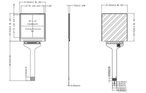 Pantalla LCD TFT IPS de 1,54 pulgadas, módulo LCD de 4 líneas con panel táctil capacitivo opcional para monitores LCD, 240x240 - Product Image 5