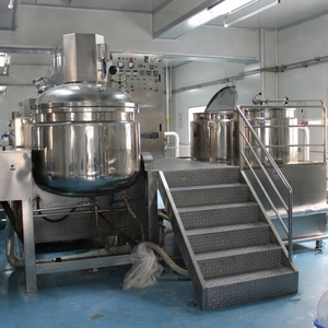 Vakum karıştırma tankı, vakum homojenleştirici emülsifiye karıştırıcı, yüz temizleyici/duş jeli/vücut yıkama makinesi