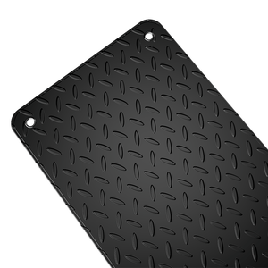 Commercial Grade Anti-Icing Mat - Heavy PVC W/ Safety Tread, 4 <strong>Fixing</strong> Holes, Slip-Proof for Warehouse <strong>Loading</strong> <strong>Dock</strong> Parking Lot - Product Image 4