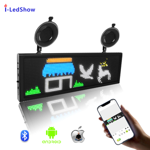 24*144 RGB colore P5 Display a LED per auto illuminato a scorrimento per la pubblicità aziendale WiFi APP programmabile bacheca a LED - Product Image 2
