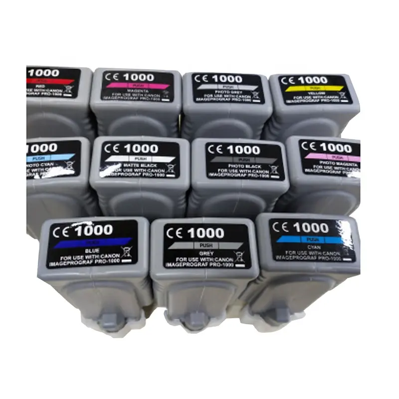 Cartucho de tinta compatible con el chip permanente para impresora Canon Pro 1000 Image P ROGRAF PRO-1000, 1 unidad, 1 unidad, 1 unidad