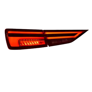 For 2013-2019 Audi <strong>A3</strong> Tail Light Assembly with High Configuration LED Rear Turn Signal Clear Red Lens 12V New Rear Taillight - Product Image 1