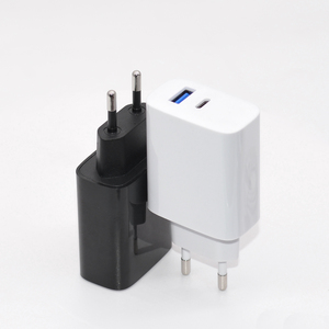 Adaptador de Viagem Com Múltiplas Tomadas De Saída Rápido Carregamento Celular 18W Dual Usb Wall White Multi Port Carregador para Celular 2025