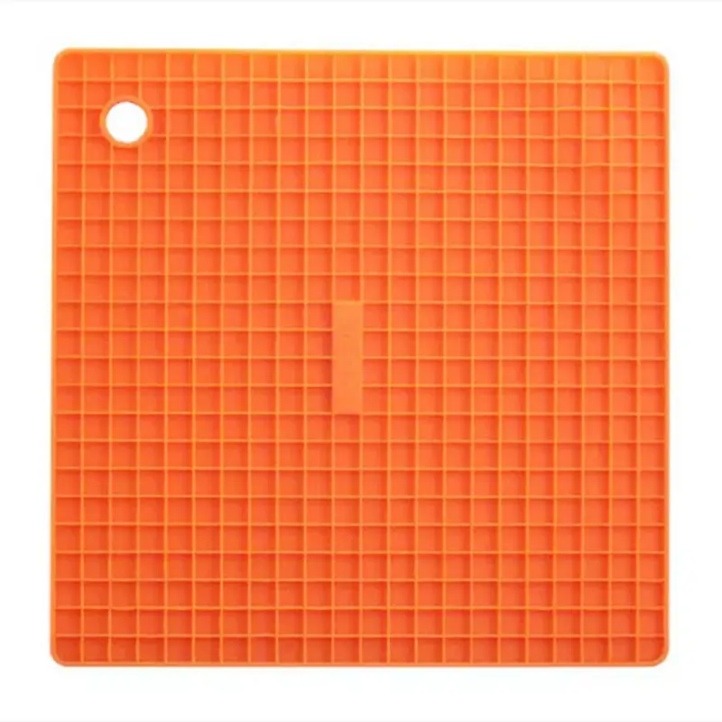 Heat Resistant Silicone Trivets Mat Non-Slip Hot Mats Kitchen Hot Pads Potholders for Hot Pots and Hot Pans