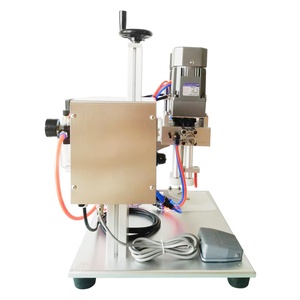 Tappatrice pneumatica per bottiglie rotative di Design durevole per piccole imprese - Product Image 6
