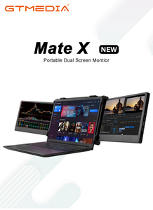 Monitor portátil GTMEDIA Mate X, pantalla dual IPS de 11,6 pulgadas, pantalla externa LCD tipo C para ordenador portátil, teléfono, Xbox PS4/5 Switch - Product Image 2