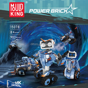 Kalıp kral 15078 beş değişim Robot Carl tuğla DIY akıllı Robot modülü MK3 oyuncak inşaat blokları - Product Image 6