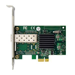 PCIe Intel muslimate Server porta Gigabit SFP singola schede di rete NIC 10/100/1000 Mbps per Server - Product Image 4