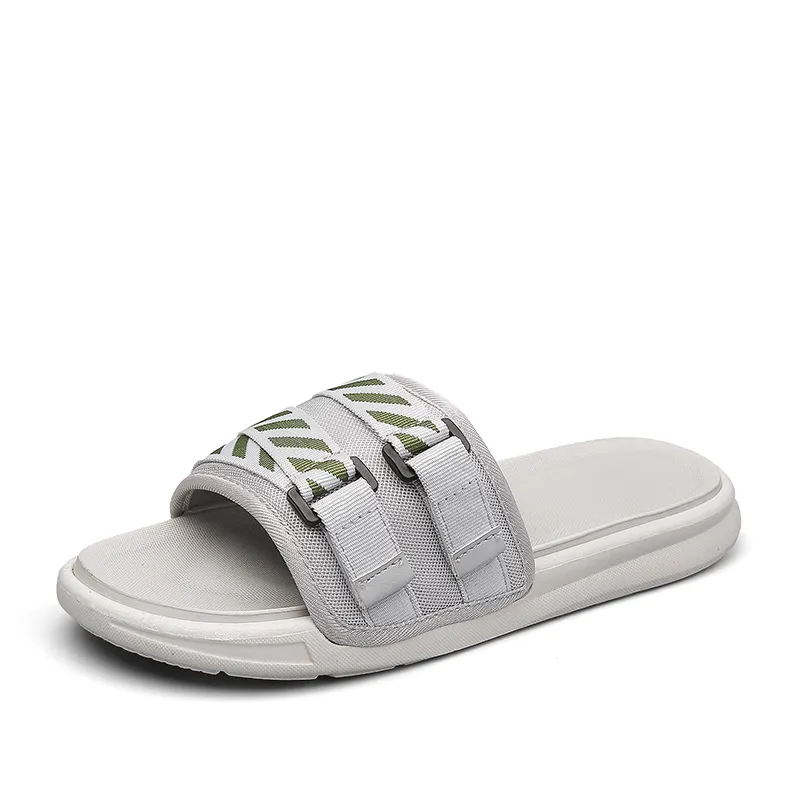 Nuovi modelli pantofole di alta qualità con marchio all'ingrosso eva flat men summer beach pool slide sandals aliexpress UK brand low price