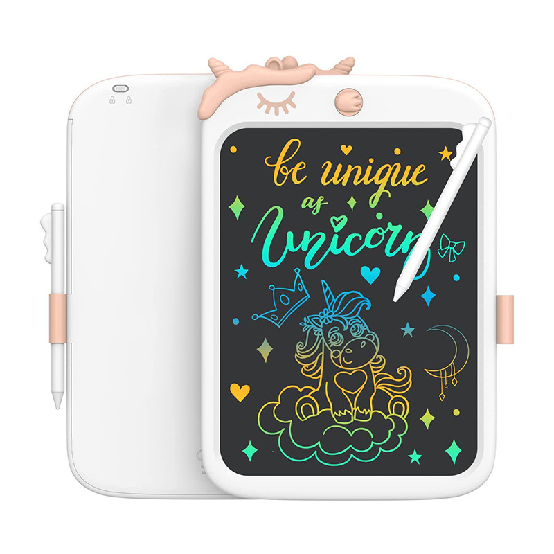 Unicornio de dibujos animados blanco