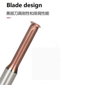 単一3本完全歯タングステン鋼スレッドミラーカッターカーバイド挿入エンドミル固体スレッドルータービット切削工具 - Product Image 3