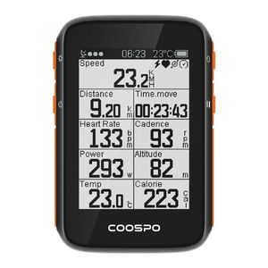 Ordenador de bicicleta inalámbrico impermeable GPS para bicicleta con retroiluminación automática pantalla LCD BT velocímetro odómetro para bicicleta de carretera Moun - Product Image 1