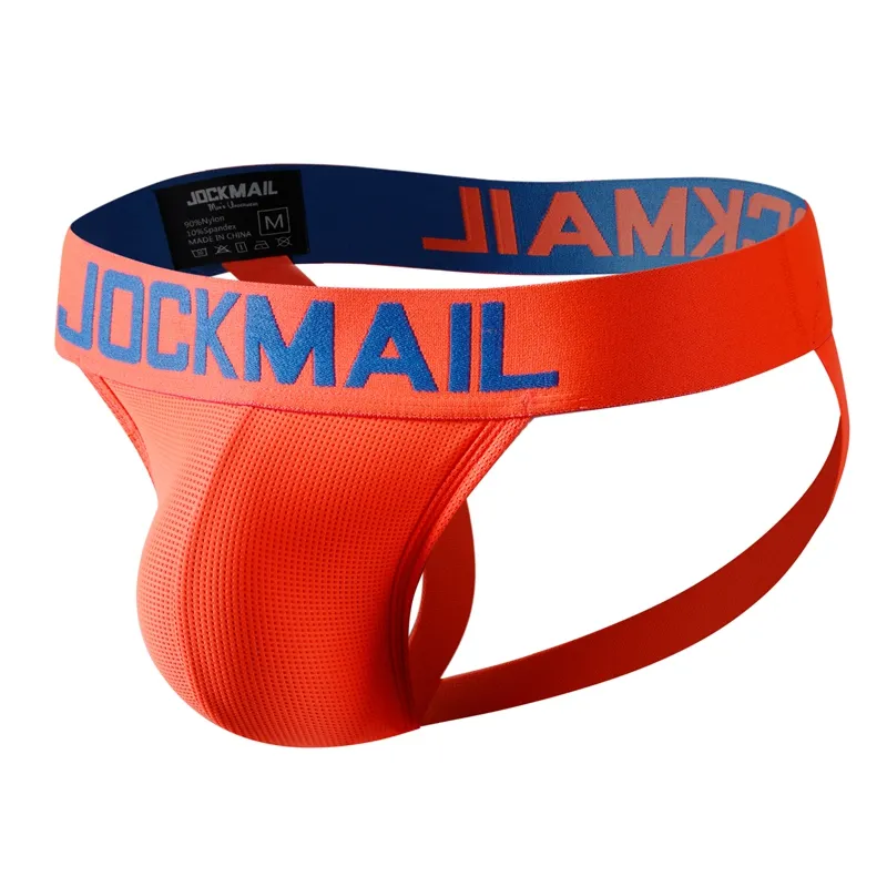 JOCKMAIL Gya-suspensorio de Color sólido para hombre, de cintura baja Calzoncillos Bóxer, ropa interior deportiva de talla grande, Bikini, Tanga