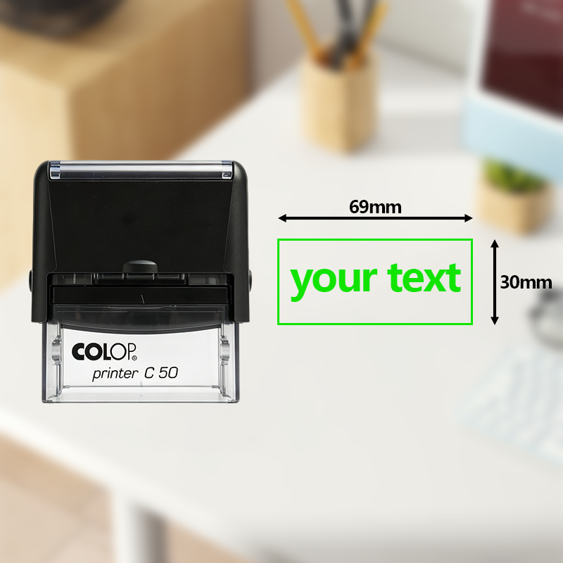 C50-Black casing-Green ink