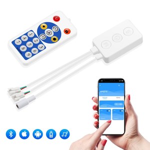 DC5-24v Music SP601e 16key <strong>Controller</strong> for Digital Led Strip <strong>Light</strong> Ws2811 Ws2812b - Product Image 2