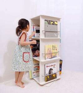 Kệ Sách Xoay Được Giá Sắp Xếp Sách Để Bàn Bằng Gỗ Giá Trưng Bày Điều Chỉnh Được - Product Image 4