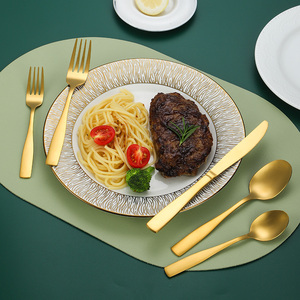 Hot <strong>Selling</strong> Luxury 4pcs Cubiertos Gold <strong>Flatware</strong> Sets Metal Golden Cutlery Wedding Stainless Steel Gold Cutlery Set