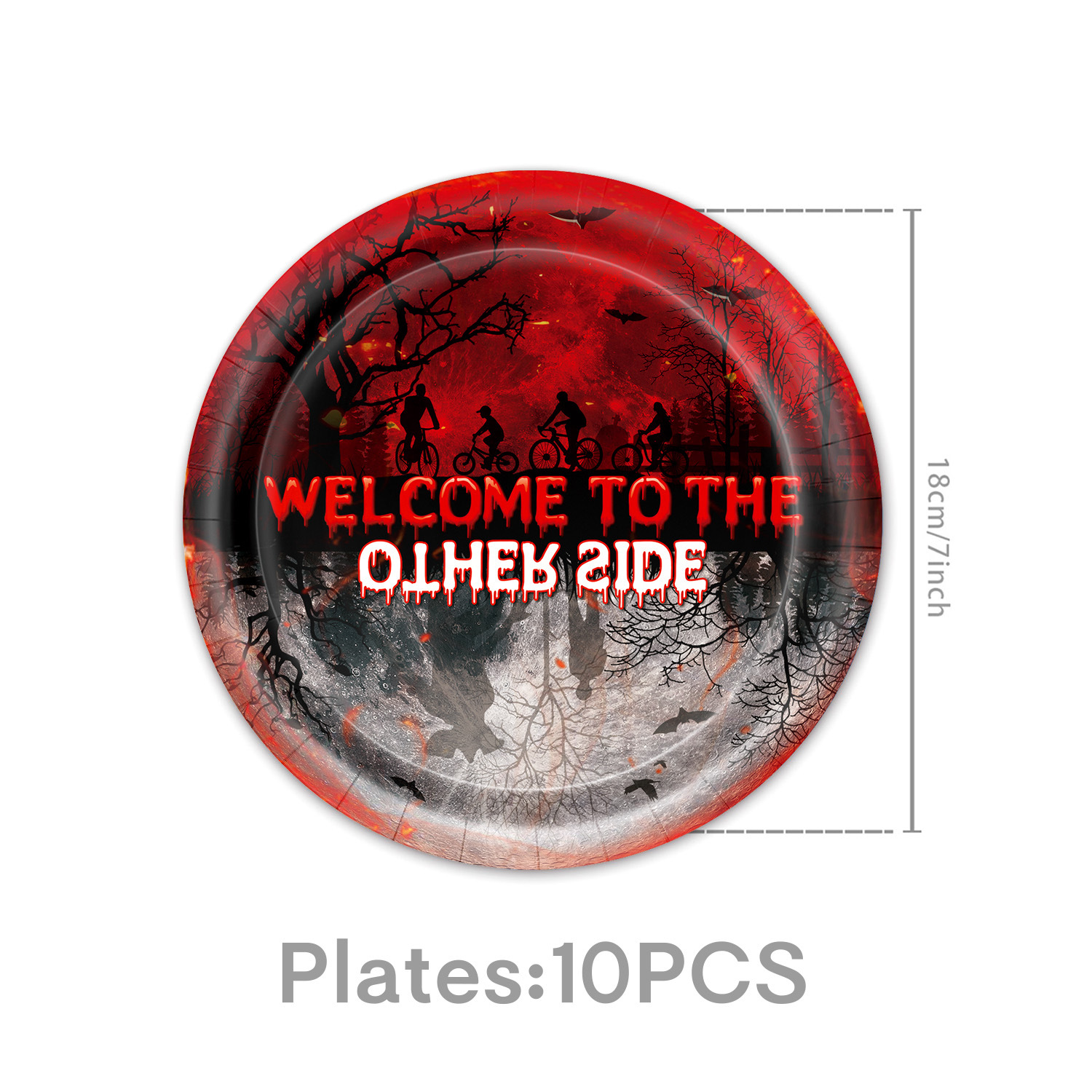 Platos de 7 pulgadas, 10 unidades
