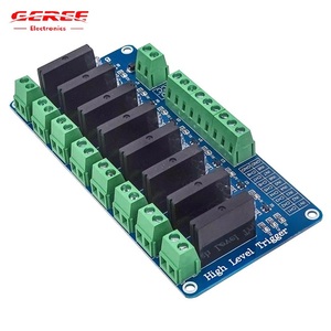 Modulo relè DC5V/12V/24V modulo relè 8 canali ad alto livello a stato solido AC240V 2A opzionale scheda blu 2A DC controllo AC per Arduino - Product Image 4