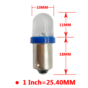 Autodragons Pinball 6.3 โวลต์ AC DC LED สีฟ้ารอบเปลี่ยนหลอดไฟ 44/47 กําไลฐาน BA9S LED เครื่อง Pinball หลอดไฟ - Product Image 5