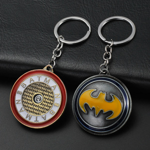 Loạt Mỹ đội 4 New Rotating lá chắn Mặt dây chuyền xe kim loại Keychain - Product Image 4