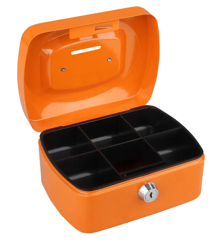 Wholesale Manufacturer Portable Metal Cash Box Money Safe box