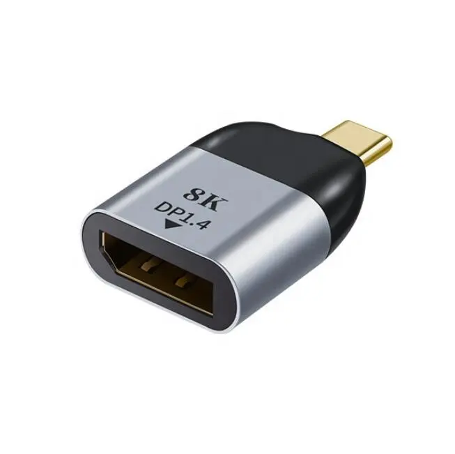 USB סוג C כדי 8K @ 60Hz DP 1.4 DisplayPort מתאם עבור מחשב נייד טלוויזיה Macbook מקרן