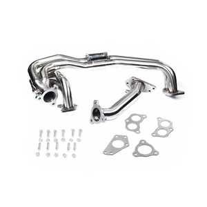 WRX / WRX STI 2.0L EJ20 / 2.5L EJ25 DOHC 02-06 için paslanmaz çelik egzoz başlığı - Product Image 1