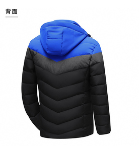 Nhà Máy Biểu Tượng Tùy Chỉnh Người Đàn Ông Của Windproof Đội Mũ Trùm Mũ Trùm Baggy Áo Khoác Giản Dị Đứng Cổ Áo Mùa Đông Dây Kéo Đóng Cửa Dịch Vụ OEM - Product Image 4