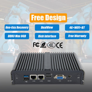 XT Intel 12th 13th Core Computadora industrial a prueba de agua, mini PC industrial integrada Sin ventilador, con WiFi EDP, LVDS, X86, con riel Din, 1, 2, 1, 2, 2, 2, 1, 2 - Product Image 1