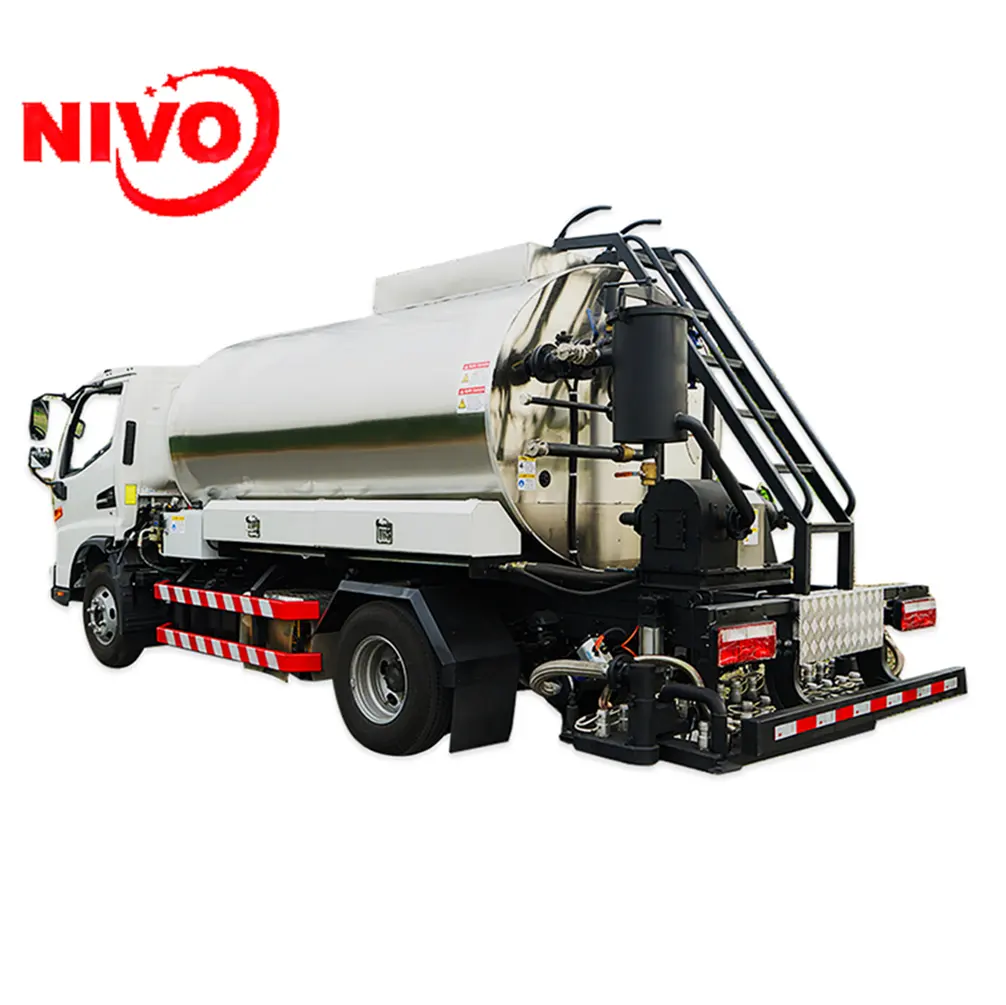 NIVO NS5000T 5000L Teer wagen Asphalt emulsion sprüh wagen montierter Bitumen sprüher Teers prüh wagen oder einzelne Upbody-Teile