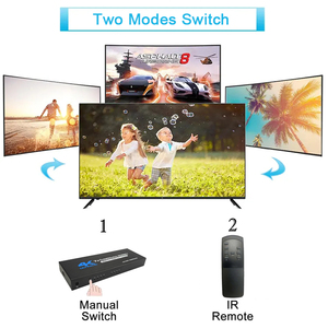 Justlink 7X1 4K 60hzHDMIスイッチ7ポートHDMI2.0bスイッチャー7In1OutセレクターHDCP2.2リモコン付き18GbpsHDR10をサポート - Product Image 3