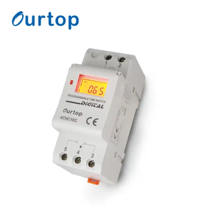 Nhà máy bán trực tiếp ourtop Din-Rail gắn hẹn giờ kỹ thuật số 7 ngày 24 giờ lập trình thời gian chuyển đổi - Product Image 1