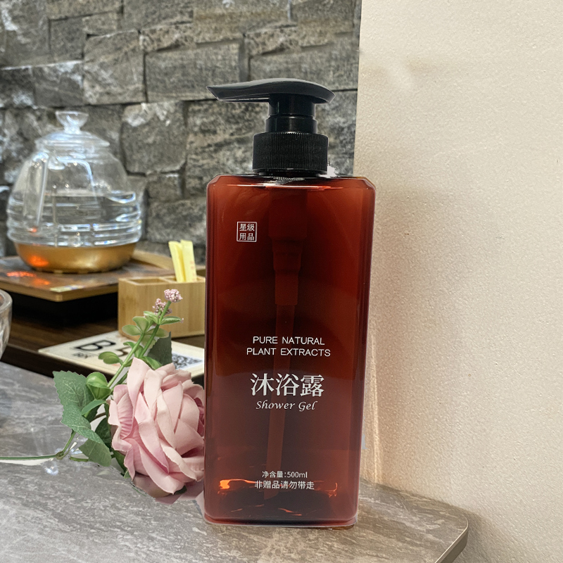 Gel douche imprimé ambré haut 500ml