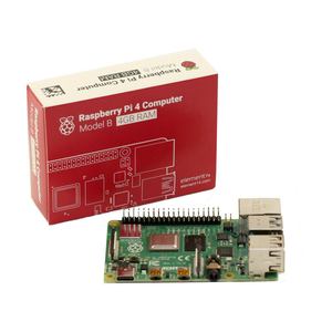 Originale Raspberry Pi 4 modello B 2019 Quad Core 64 Bit WiFi Bluetooth 1GB/2GB/4GB/8GB RAM kit di schede di sviluppo