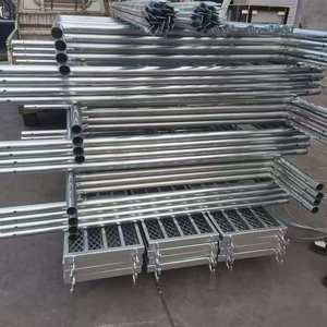Plataforma de andamio móvil moderna para construcción de edificios 10m 12m 14m 18m Andamio de Marco en H de trabajo aéreo con características de luz - Product Image 4