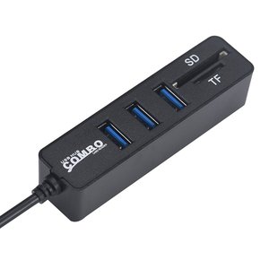 Evrensel Mini USB Hub 3.0 yüksek hızlı USB Splitter 3 Port Hub TF S D kart okuyucu 6 Port 2.0 Hab adaptörü PC aksesuarları için - Product Image 2