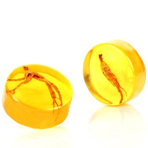 80 Gram Transparent Multipurpose Korea Ginseng Essential Oil <strong>Soap</strong> With <strong>Round</strong> Shape <strong>Soap</strong> Essential Oil - Product Image 3