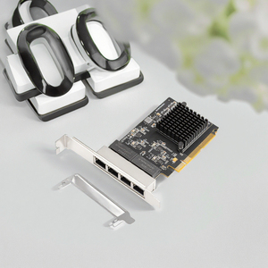 In vendita scheda adattatore di rete 4 porte Gigabit PCIe PCI Ethernet cablata esterna per Server con applicazione di rete LAN interna - Product Image 5