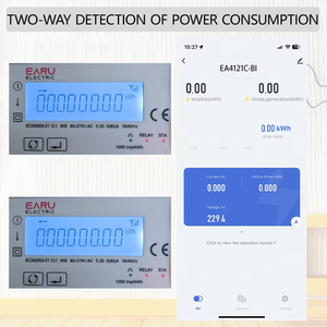 110V 220V 80A Tuya Smart monofase bidirezionale misuratore di energia Monitor consumo energetico Timer KWh Meter EA4121C - Product Image 6