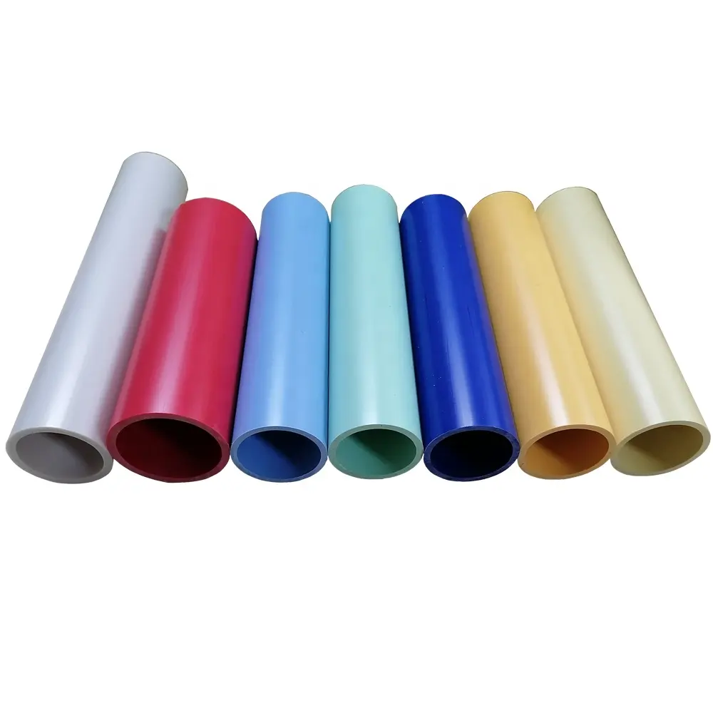 custom plastic extrusion tube pipe furniture grade pipe pvc coloured pvc pipe stand support poles