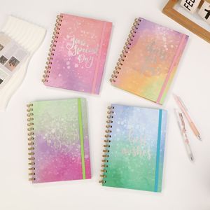 Personalizado impresso <span class=keywords><strong>a5</strong></span> bobina notebook ins estilo notebook criativo de alta aparência forrado <span class=keywords><strong>notepad</strong></span> página interna