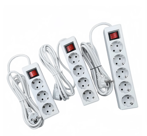 10A 16A European Standard <strong>Socket</strong> 3M 5M CCA Power Line <strong>Multi</strong> <strong>Functional</strong> Power Strip <strong>with</strong> Independent <strong>Switch</strong> Overload Protection - Product Image 5