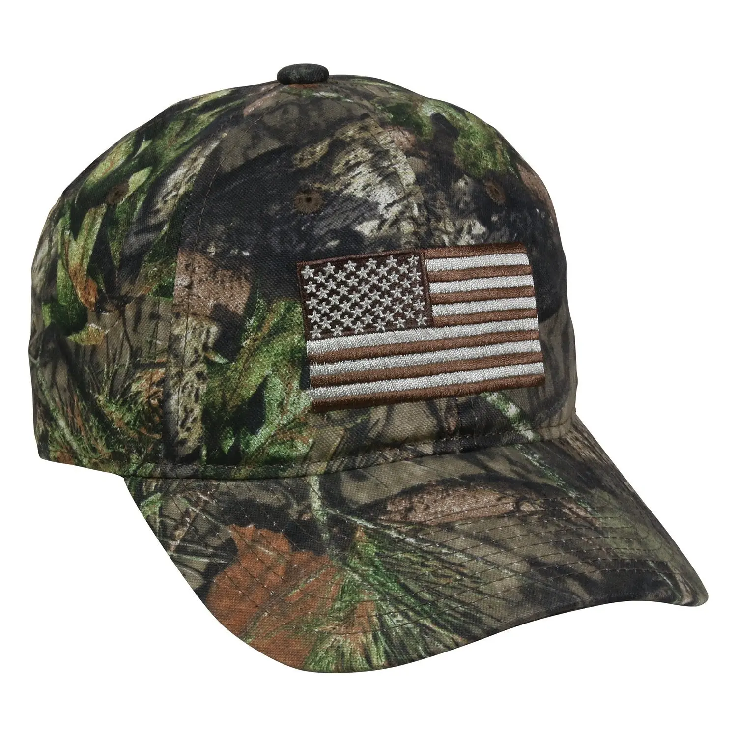 Berretti sportivi personalizzati berretto moda Baseball cappello uomo bandiera verde Patch ricamo Logo donna berretto da Baseball Camo