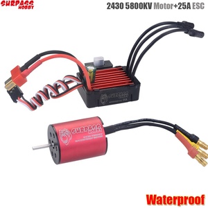 Surpass Hobby 2430 5800KV Bürstenloser Motor 25A Bürstenloser Drehzahl regler ESC Wasserdicht Für 1/18 & 1/16 RC Car - Product Image 2