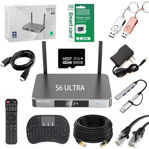 2025 S6 Ultra Max Pro Smart Home Devices with Full <strong>Keyboard</strong> USB Voice Remote <strong>Control</strong>-Manual Instruction Included - Product Image 1